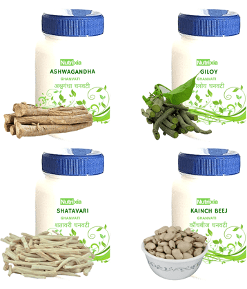 EVERAYU Ashwagandha,Shatavari,Giloy,Kaunch Tablet 680 no.s Pack Of 4