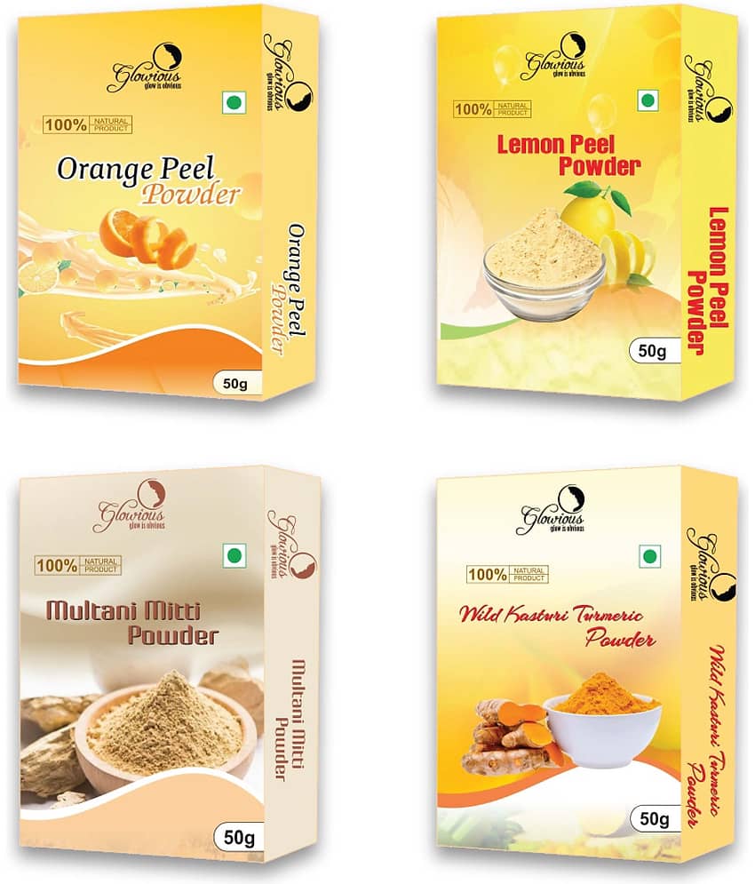 glowious - Skin Toning Face Pack for Normal Skin ( Pack of 4 )