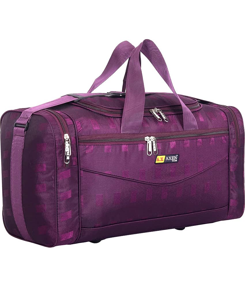 AXEN BAGS 70 Ltrs PURPLE Polyester Duffle Bag