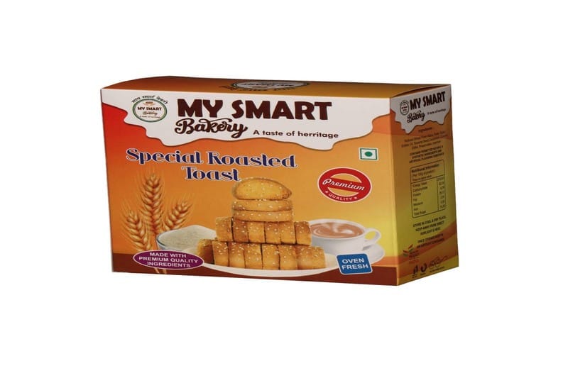 My Smart Bakery Special Roasted Toast (500g) | Oven Fresh & Crispy | Tea Time Snack