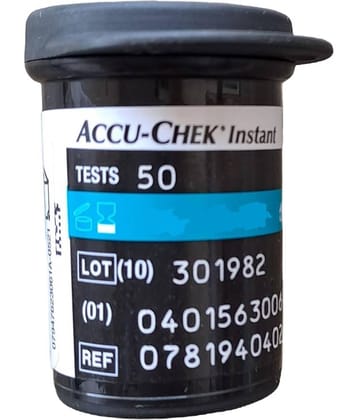Accuchek Instant Test Strips, 50 Count (Multicolor)