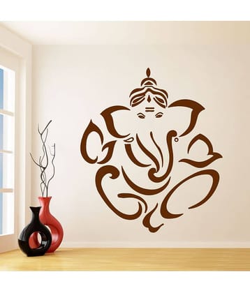 Decor Villa Ganpati ji PVC Wall Stickers