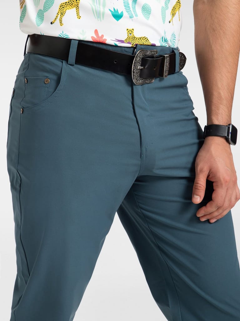 (SLIM FIT) AH Mechanical Stretch Botanical Grey Golf Pant