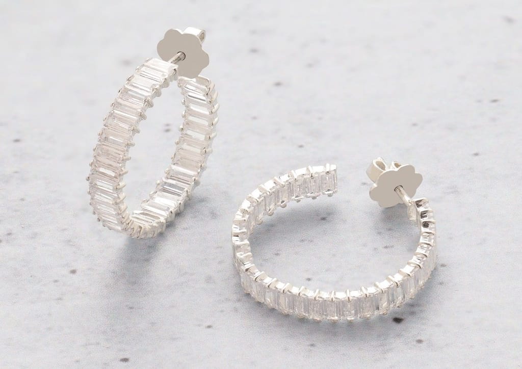 Luminous Hoop Earrings