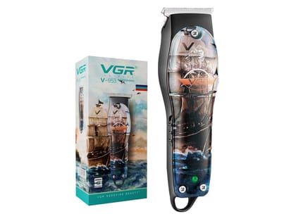 VGR V-953 Professional T-Blade Trimmer 120 min Runtime 3 Length Settings (Multicolor)