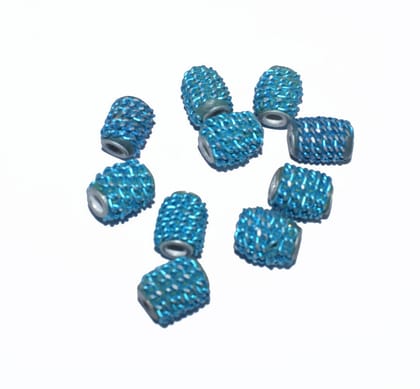 Handmade Kashmiri Beads use for jewelry makings, KASM-65-Per Packet of 25 Pcs / 14 MM