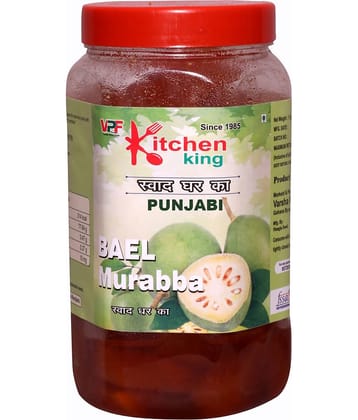 Kitchen King BAEL Murabba with Almond | 100% Fresh BAL with Almond Taste & Pure Natural Healthy Ingredients Pickle 1 kg