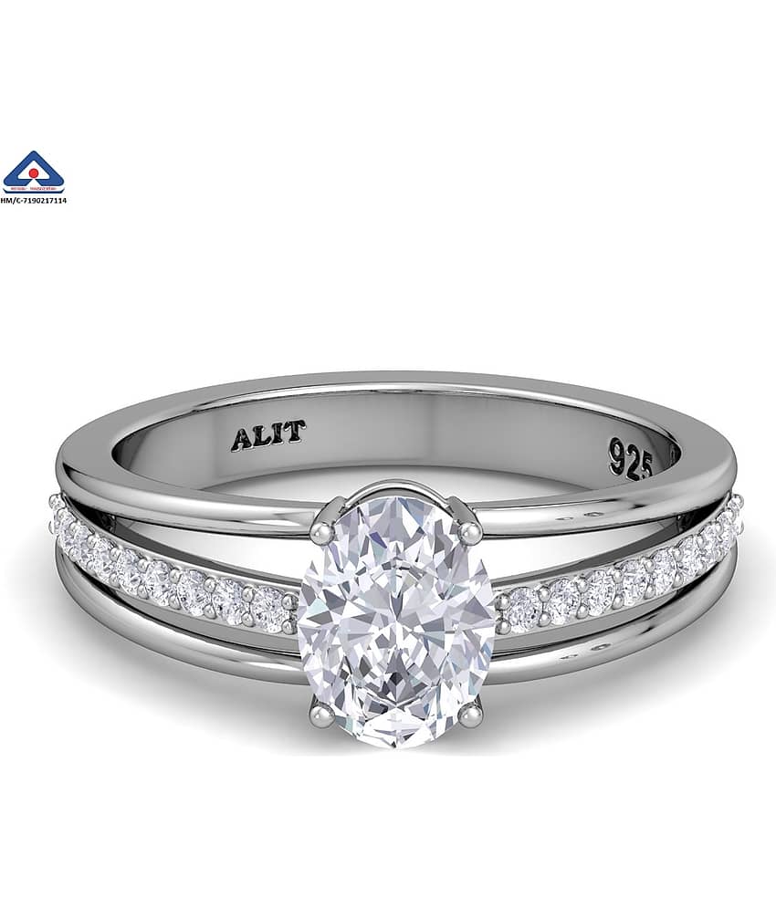 ALITJEWELLERY - Silver Rings ( Pack of 1 )