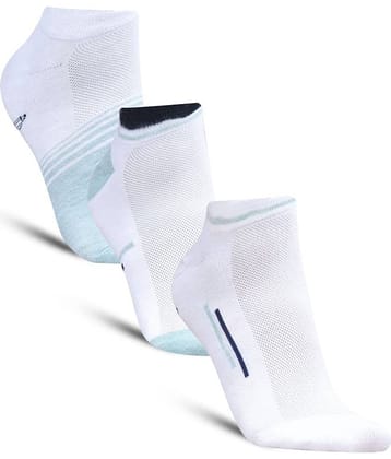 Dollar - Cotton Men's Printed Multicolor Low Ankle Socks ( Pack of 3 )