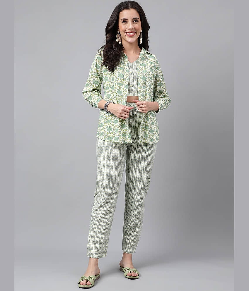 Flamboyant Women Regular Jacket ( Green )