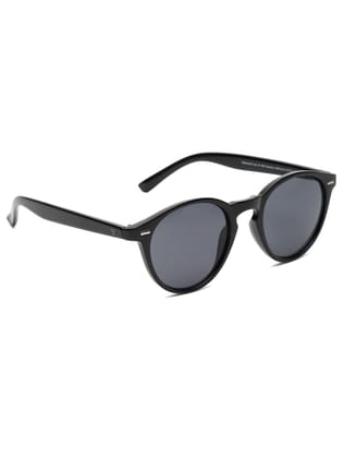 SUNNIES Polycarbonate Sunglass UV 400 Grey Lens Men & Women Round Sunglasses - SUNNIES-013-C5
