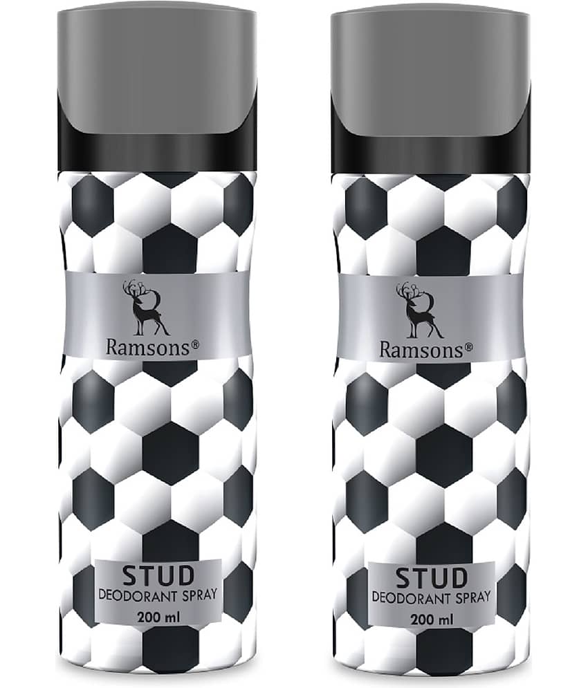 Ramsons - STUD Deodorant Spray for Men 200ml each ( Pack of 2 )