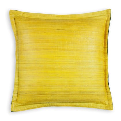 Handloom Tussar Silk Cushion Cover 16x16 Inches Pack of 1