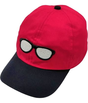 Zacharias Boy's & Girl's Kids Cotton Cap Red c-811 (1-6 Years)