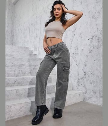 9x denims - Grey Denim Regular Fit Women's Jeans ( Pack of 1 )