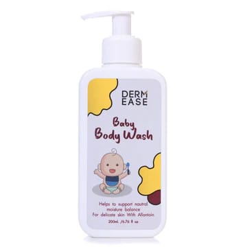 Dermease Baby Body Wash with Aloe Vera for Gentle Care
