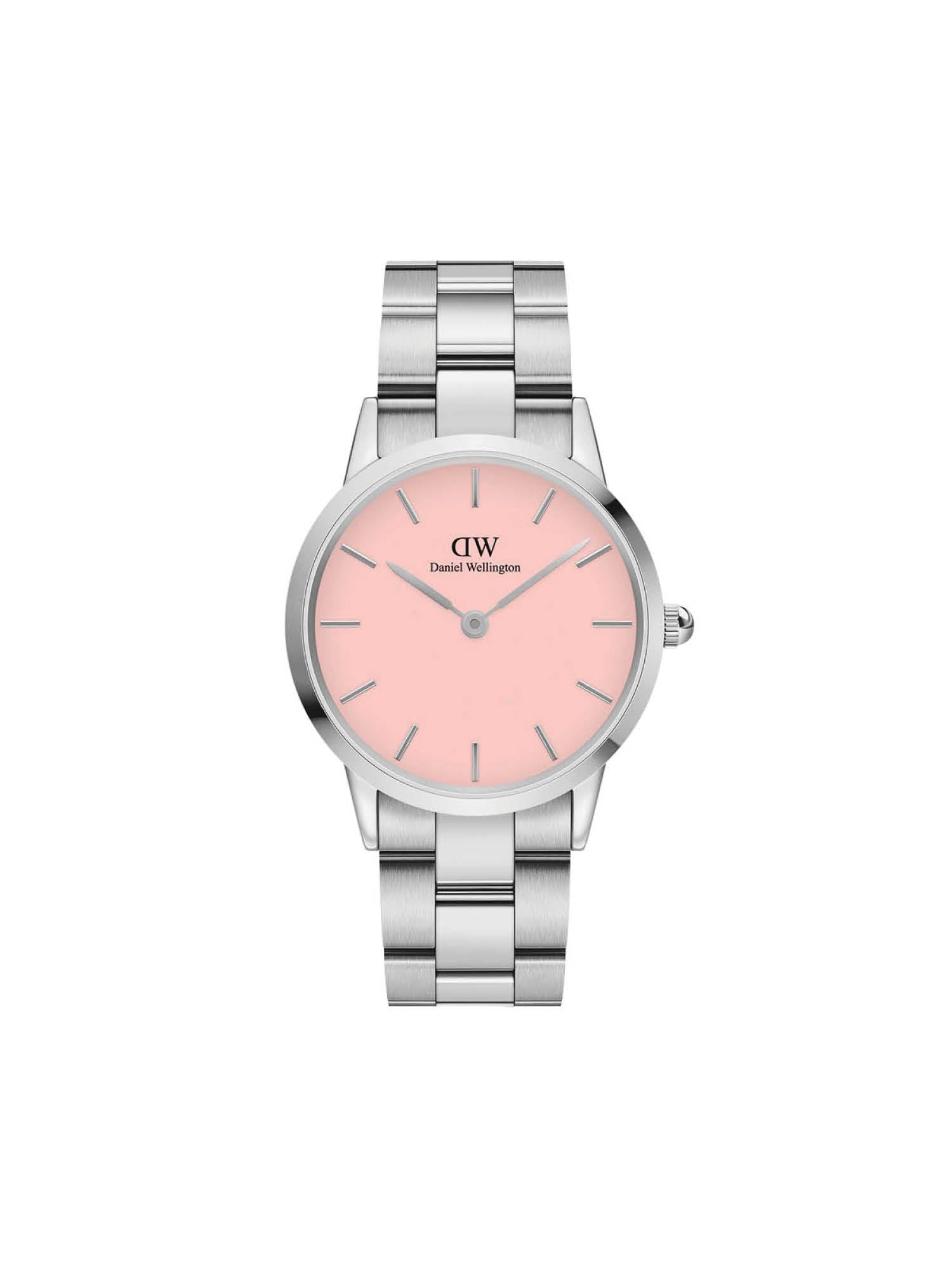 Daniel Wellington Pink Dial Unisex Analogue Watch - DW00100536-Pink
