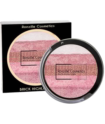 Ronzille Baked Blusher Shimmerr brickk highlighter -02