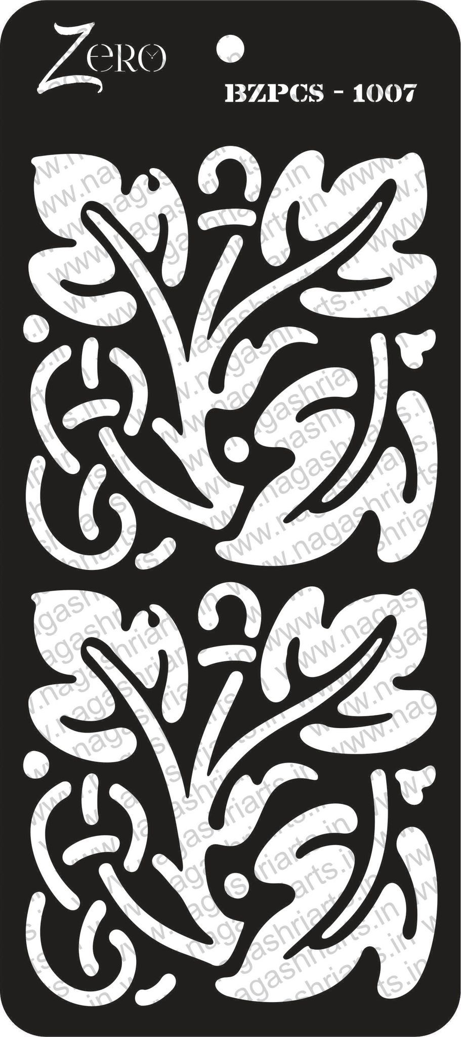 Brand Zero Pratibimb Craft Stencil - Code: BZPCS-1007