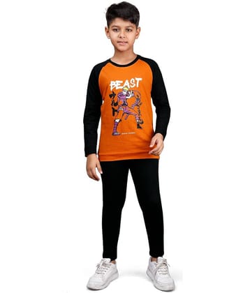 Billyball Pack of 1 Boys Cotton T-Shirt & Pants Set ( Multicolor 2 )