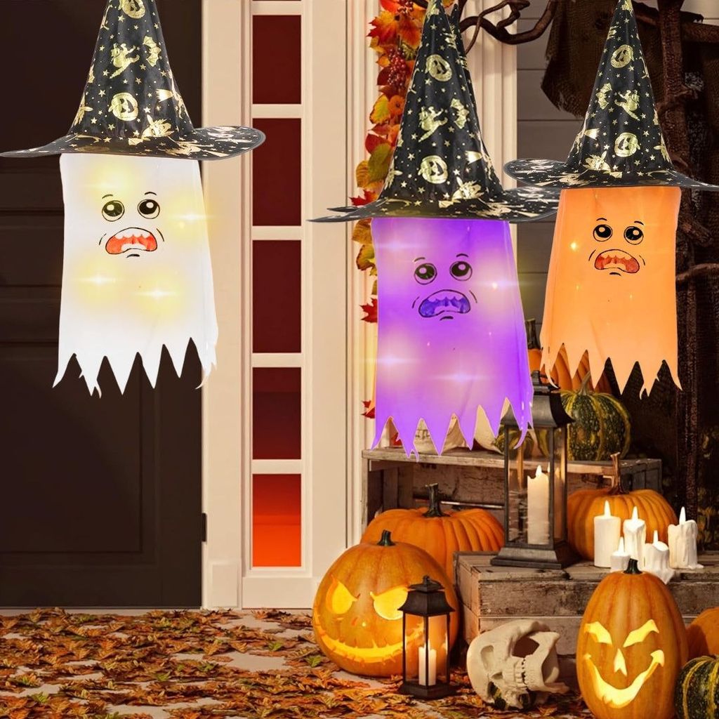 Witch Hat Hanging Decor for Halloween - 3PC - Party and Festive Needs | Buy online on ZillyBuy