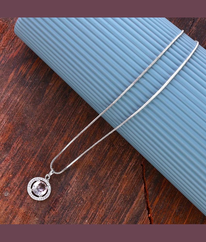 Charms White Pendant set ( Pack of 1 )