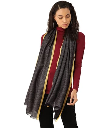 Anekaant Gray Viscose Stoles