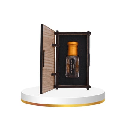 alnaqi fragrances White-Musk-Amber 6ml - Luxury Musk-Perfume-Men, No Alcohol Concentrated-Attar, Original White-Amber-Oil, Long Lasting Arabic-Parfum