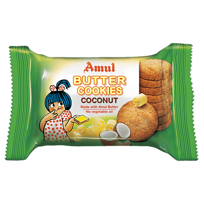 Amul Coconut Cookies, 50 G Polyfilm Amul Coconut Cookies, 50 G Polyfilm