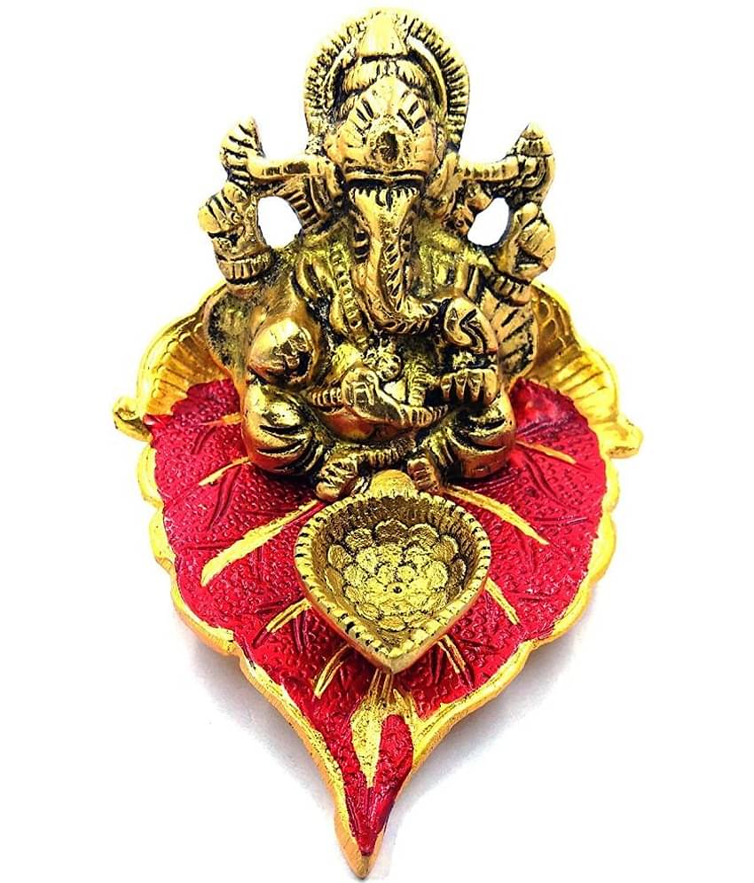 VARKAUS - Patta Ganesh 12 cm ( Pack of 1 )