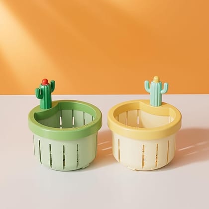 Cactus Kitchen Sink Strainer - Press Automatic Dumping-Pack of 2 @ ₹748 | Bestseller 🏆