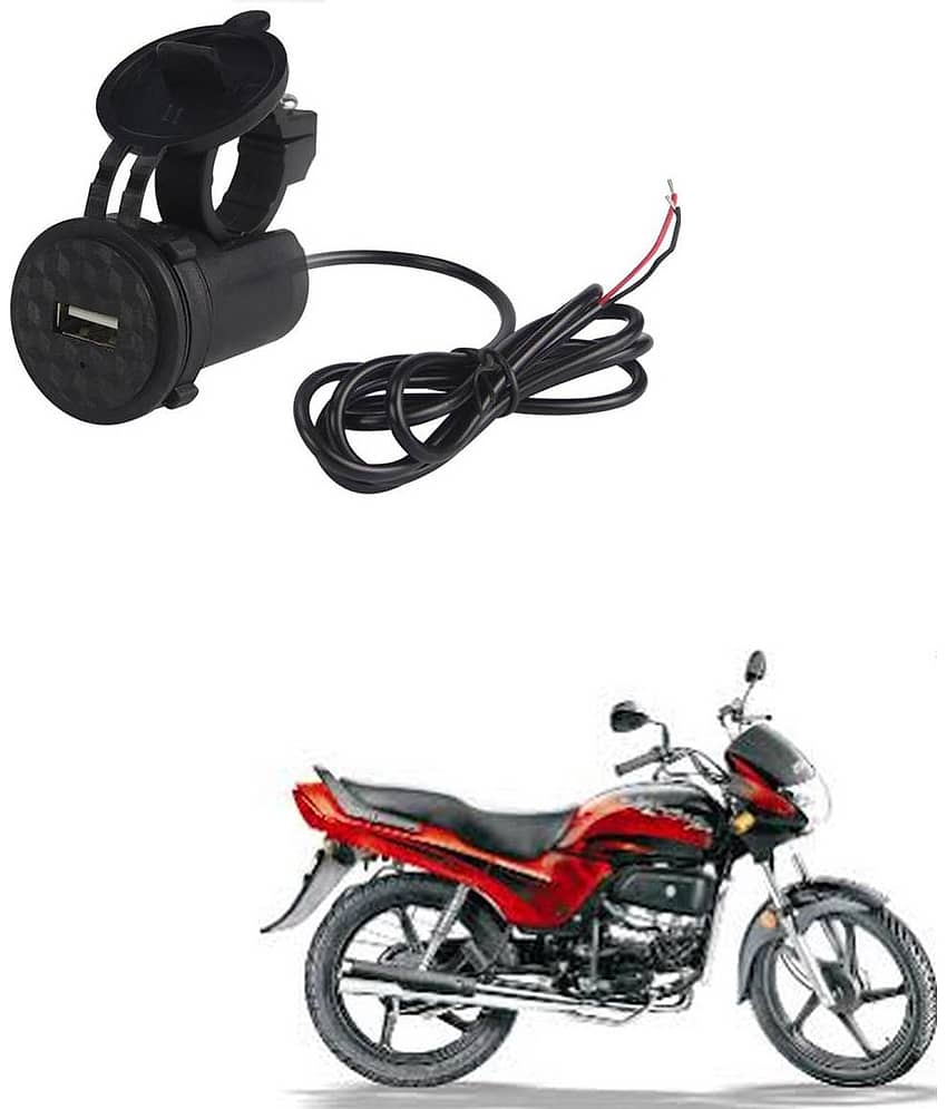 HeroPassion Plus Black USB  Bike Charger