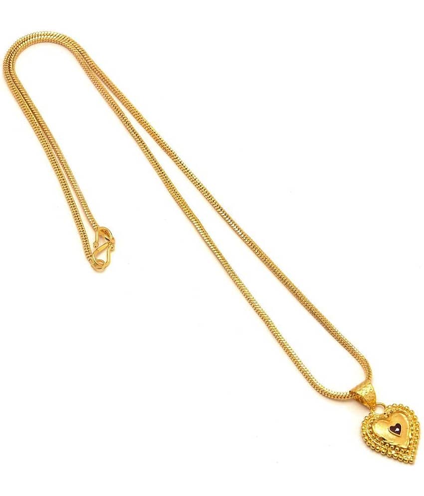 Jewar Mandi - Golden Pendant ( Pack of 1 )