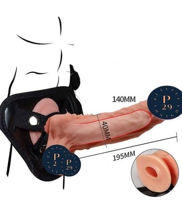 MARS REALISTIC FLEXIBLE STRAP ON DILDO SUPERIOR QUALITY DOUBLE LAYER HIGH GRADE SILICONE BY KAMAHOUSE