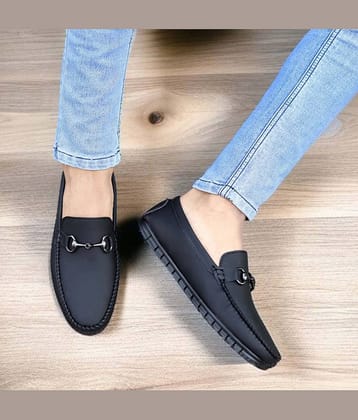 jactooz Black Men's Slip on Shoes