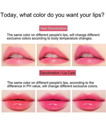 Adbeni Moisture Activated Temperature Color Change Lipstick, 10gm, (Assorted)