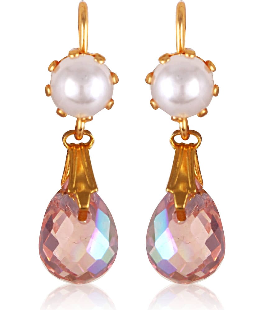 Vighnaharta Gold Drop Earrings ( Pack of 1 )