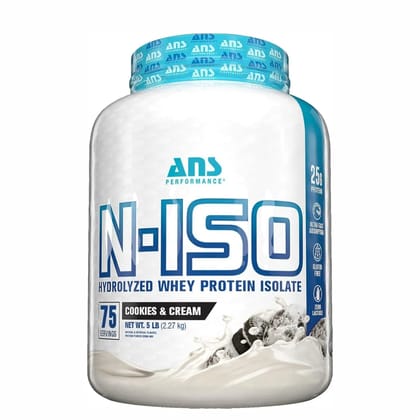 ANS Performance N-Iso Hydrolyzed Whey Protein Isolate-Cookies & Cream / 75 Servings