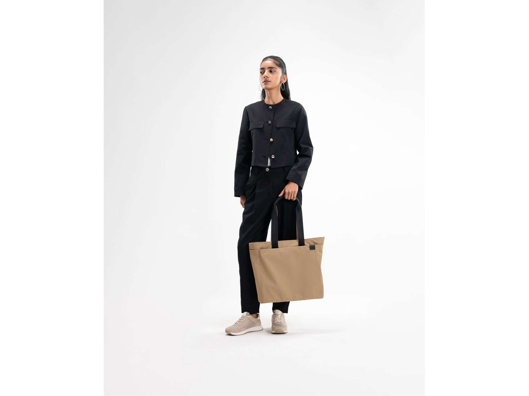 DailyObjects Pivot Classic Tote  - Sand