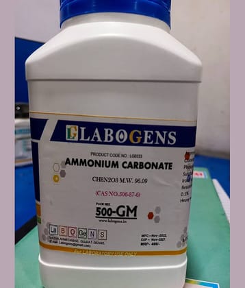 AMMONIUM CARBONATE 500 GM