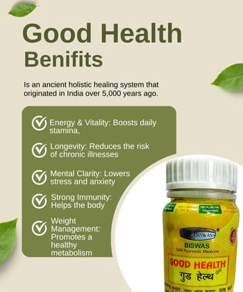 Good Health Ayurvedic Capsules for Immunity, Digestion & Vitality – Pack of 1