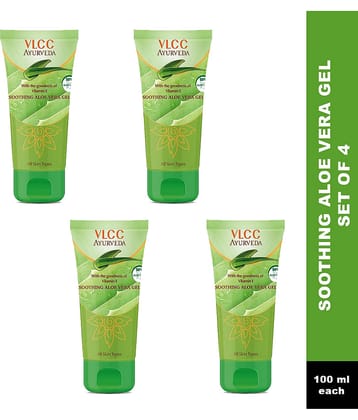 Vlcc Ayurveda Soothing Aloe Veragel , 100G(Pack Of 4)