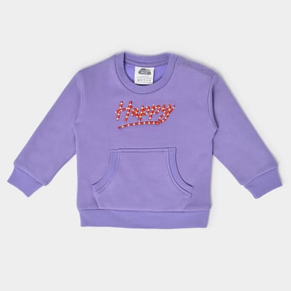 Misty Happy Sweatshirt for Kids-0 M / Purple
