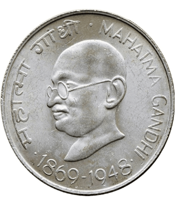 10 Rupees - Centennial - Mahatma Gandhi's Birth Commemorative Issue Rare Coin