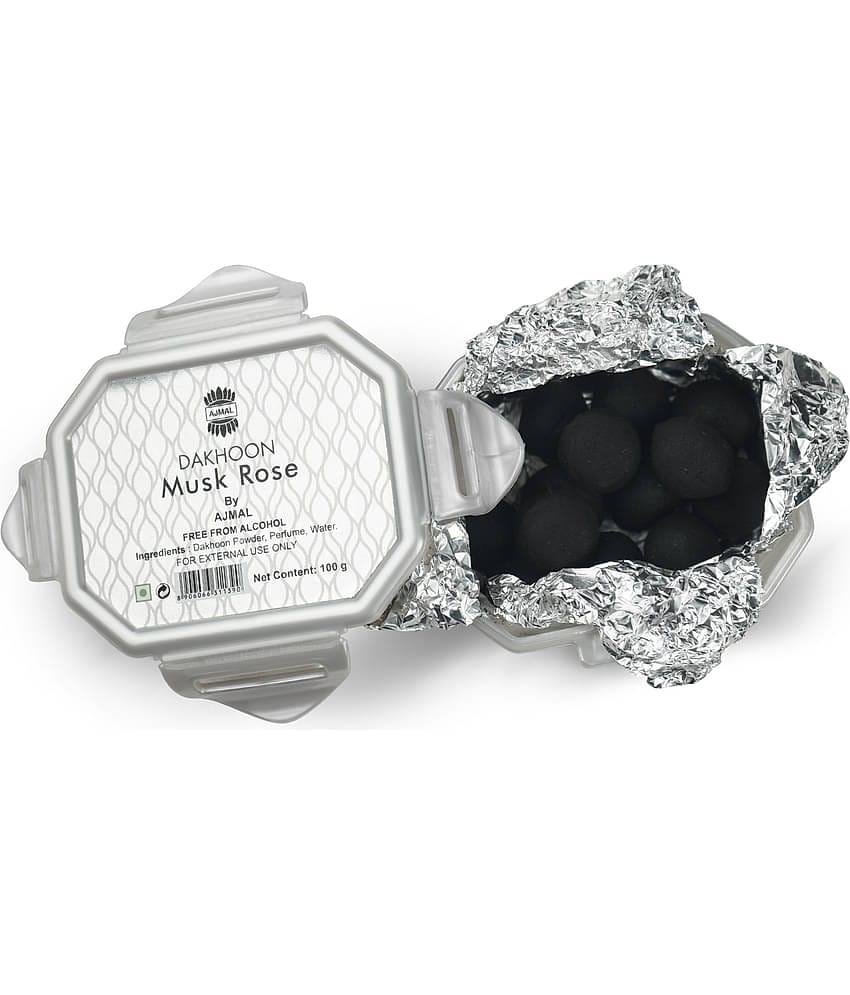 AJMAL Dhoop,Incense Black Dhoop Black Musk,Rose 100 gm ( Pack of 1 )
