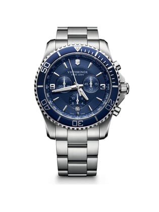 Victorinox Men 43 mm Size Blue Dial Maverick Analog Watch - V241689-Blue