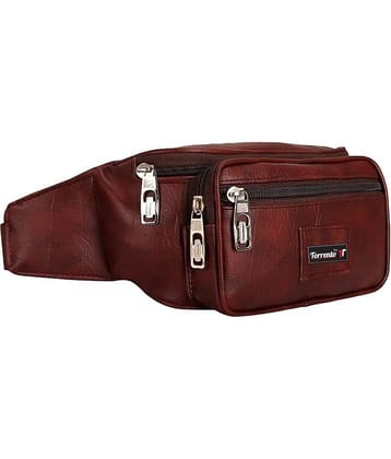 Torrento Travel Waist Bag P.U. Brown Waist Pouch