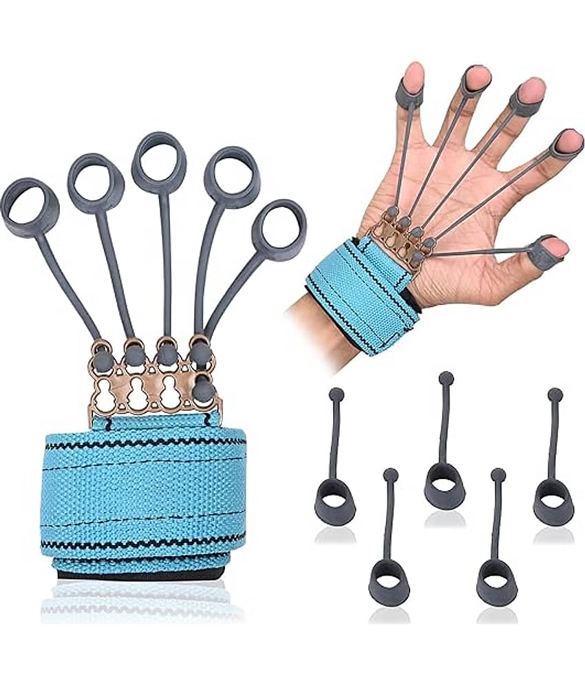 Finger Gripper - Hand and Finger Strengthener for Climbing, Guitar, Forearm, and Grip Strength Training - Durable Exerciser for Hand, Finger, and Wrist Muscles, Pack of 1