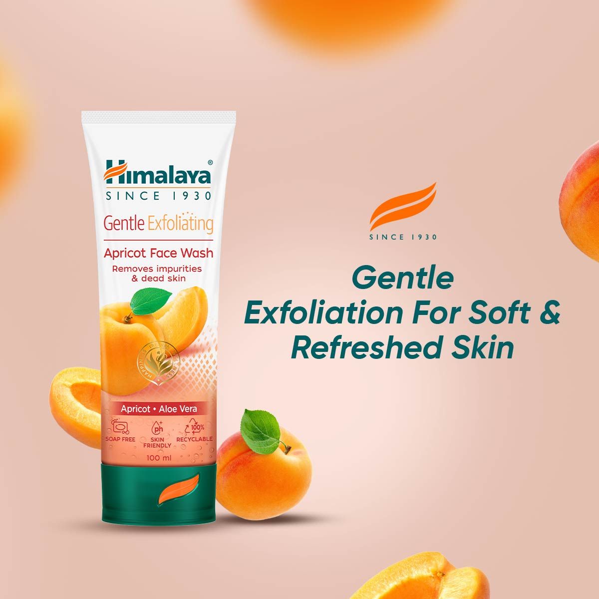 GEN EXFOLIAT APRICOT FACE WASH 100ML IND