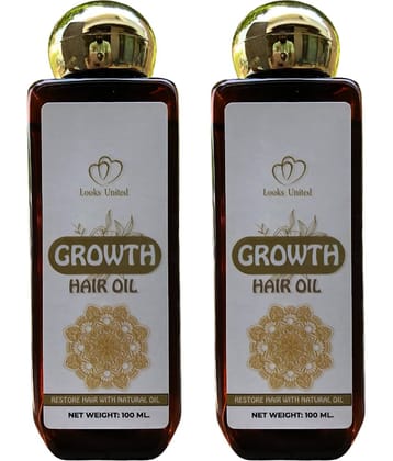 Looks United - Hair Growth Bhringraj Oil 200 ml ( Pack of 2 )
